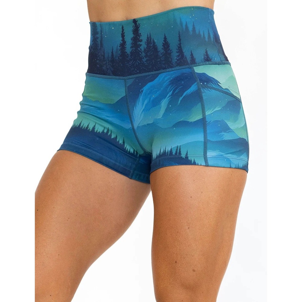 Constantly Varied Gear CVG Northern Lights Mountain Short XL High Rise 8" Pocket